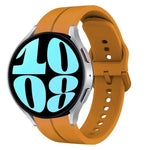 Pulseira de Relógio em Silicone com Loop de 20mm, para Samsung Galaxy Watch 6 40mm, para Samsung Galaxy Watch 6 Classic 43mm