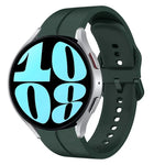 Pulseira de Relógio em Silicone com Loop de 20mm, para Samsung Galaxy Watch 6 40mm, para Samsung Galaxy Watch 6 Classic 43mm