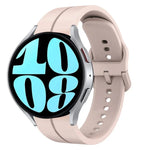 Pulseira de Relógio em Silicone com Loop de 20mm, para Samsung Galaxy Watch 6 40mm, para Samsung Galaxy Watch 6 Classic 43mm