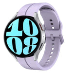 Pulseira de Relógio em Silicone com Loop de 20mm, para Samsung Galaxy Watch 6 40mm, para Samsung Galaxy Watch 6 Classic 43mm