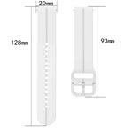 Pulseira de Relógio em Silicone com Loop de 20mm, para Samsung Galaxy Watch 6 40mm, para Samsung Galaxy Watch 6 Classic 43mm