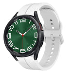 Pulseira de Relógio em Silicone com Loop de 20mm, para Samsung Galaxy Watch 6 40mm, para Samsung Galaxy Watch 6 Classic 43mm