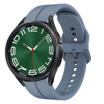 Pulseira de Relógio em Silicone com Loop de 20mm, para Samsung Galaxy Watch 6 40mm, para Samsung Galaxy Watch 6 Classic 43mm