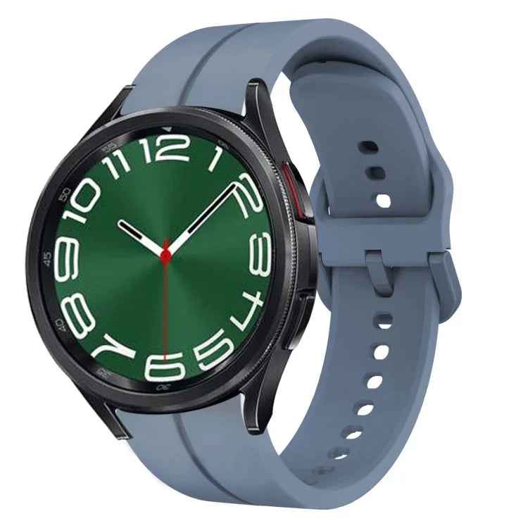 Pulseira de Relógio em Silicone com Loop de 20mm, para Samsung Galaxy Watch 6 40mm, para Samsung Galaxy Watch 6 Classic 43mm