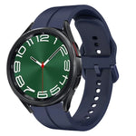 Pulseira de Relógio em Silicone com Loop de 20mm, para Samsung Galaxy Watch 6 40mm, para Samsung Galaxy Watch 6 Classic 43mm