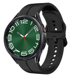 Pulseira de Relógio em Silicone com Loop de 20mm, para Samsung Galaxy Watch 6 40mm, para Samsung Galaxy Watch 6 Classic 43mm