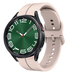 Pulseira de Relógio em Silicone com Loop de 20mm, para Samsung Galaxy Watch 6 40mm, para Samsung Galaxy Watch 6 Classic 43mm