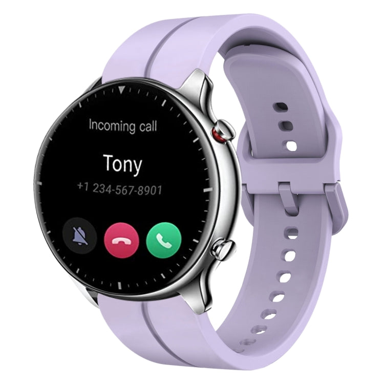 22mm  Loop Silicone Watch Band, For Amazfit GTR 2e, For Amazfit GTR 2, For Amazfit 3, For Amazfit GTR 47mm