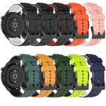 Pulseira de Relógio em Silicone Bicolor com Padrão de Futebol de 22mm, para Samsung Galaxy Watch3 45mm, para Samsung Galaxy Watch 46mm, para Samsung Gear S3 Classic, para Samsung Gear S3 Frontier