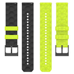 Pulseira de Relógio em Silicone Bicolor com Padrão de Futebol de 22mm, para Samsung Galaxy Watch3 45mm, para Samsung Galaxy Watch 46mm, para Samsung Gear S3 Classic, para Samsung Gear S3 Frontier