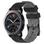 Pulseira de Relógio em Silicone Bicolor com Padrão de Futebol de 22mm, para Samsung Galaxy Watch3 45mm, para Samsung Galaxy Watch 46mm, para Samsung Gear S3 Classic, para Samsung Gear S3 Frontier