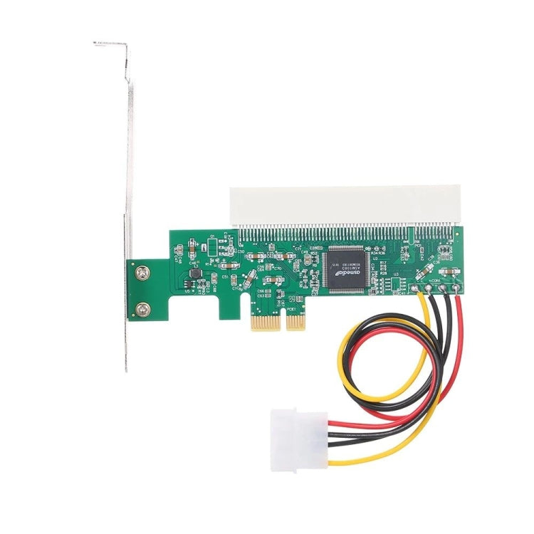 Placa adaptadora conversora PCI-E para PCI com alimentação de 4 pinos, PCI-E para PCI