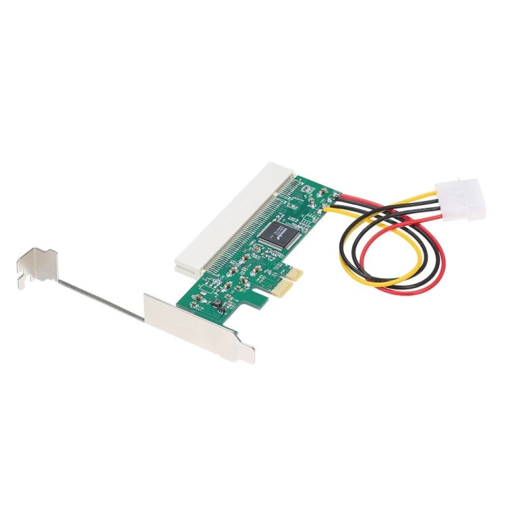 Placa adaptadora conversora PCI-E para PCI com alimentação de 4 pinos, PCI-E para PCI