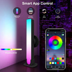 ZM-021 Barra de Luz LED com Sincronização Musical Luz Ambiente TV Tuya Lâmpada de Ambiente para Secretária, Barra LED