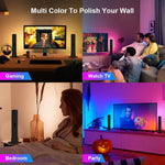 ZM-021 Barra de Luz LED com Sincronização Musical Luz Ambiente TV Tuya Lâmpada de Ambiente para Secretária, Barra LED
