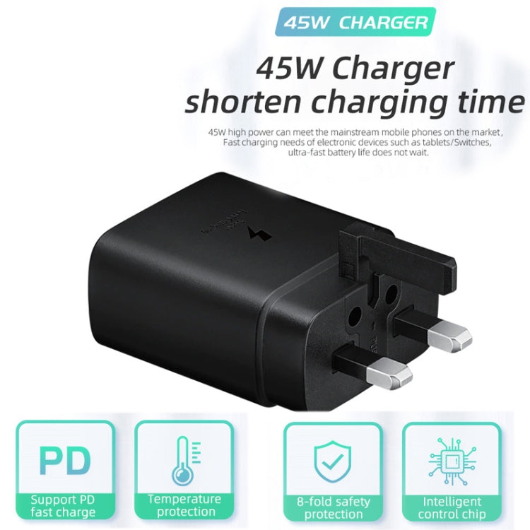 Carregador Rápido M135 45W USB-C / Tipo-C, Ficha UK, Ficha UK