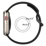 Correia de Relógio em Silicone com Fivela de Laço Bicolor, Para Apple Watch Ultra 49mm, Para Apple Watch Series 8&7 45mm, Para Apple Watch Series 8&7 41mm