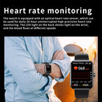 F57L Relógio Inteligente com Ecrã a Cores de 1,91 polegadas, Suporta Monitorização da Frequência Cardíaca / Monitorização da Pressão Arterial