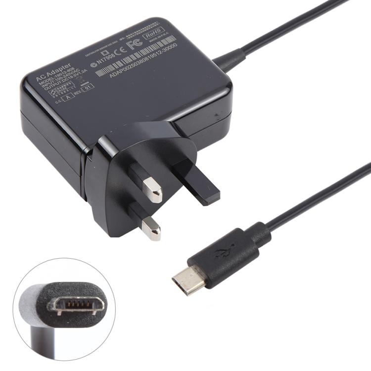 Carregador de parede adaptador de alimentação para portátil 24W 19,5V 1,2A para Dell Venue 11 Pro