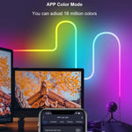 NH021 Luz de Cordão Neon RGB Sincronizada com Música TUYA WIFI Impermeável 3m, NH021