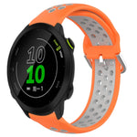 20mm Perforated Breathable Sports Silicone Watch Band, For Garmin Forerunner 158, For Garmin Forerunner 55, For Garmin Venu
