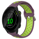 20mm Perforated Breathable Sports Silicone Watch Band, For Garmin Forerunner 158, For Garmin Forerunner 55, For Garmin Venu