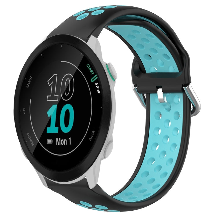 20mm Perforated Breathable Sports Silicone Watch Band, For Garmin Forerunner 158, For Garmin Forerunner 55, For Garmin Venu