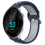 20mm Perforated Breathable Sports Silicone Watch Band, For Garmin Forerunner 158, For Garmin Forerunner 55, For Garmin Venu