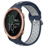 20mm Perforated Breathable Sports Silicone Watch Band, For Garmin Forerunner 245, For Garmin Forerunner 245 Music, For Garmin Forerunner 645