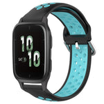 20mm Perforated Breathable Sports Silicone Watch Band, For Garmin Forerunner 645 Music, For Garmin Forerunner Sq2, For Garmin Forerunner Sq2 Music