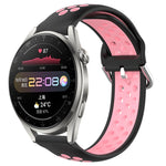 22mm Perforated Breathable Sports Silicone Watch Band, For Huawei Watch 3 Pro, For Huawei GT2 Pro, For Honor Watch GS 3