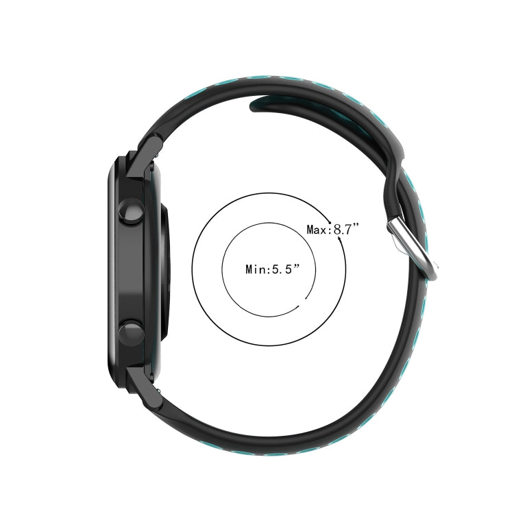 22mm Perforated Breathable Sports Silicone Watch Band, For Huawei Watch 3 Pro, For Huawei GT2 Pro, For Honor Watch GS 3