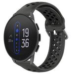 22mm Perforated Breathable Sports Silicone Watch Band, For Suunto 9 Peak Pro, For Suunto 9 Peak, For Suunto 5 Peak