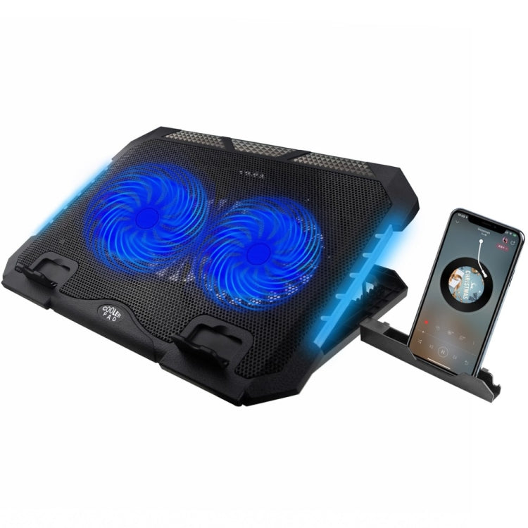 S900 Suporte para Portátil com Duas Portas USB, Altura Ajustável e Iluminação RGB, S900