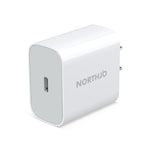Carregador de Parede Rápido de Porta Única NORTHJO NOPD2000 PD 20W USB-C / Type-C, Ficha US, Ficha UE