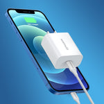 Carregador de Parede Rápido de Porta Única NORTHJO NOPD2000 PD 20W USB-C / Type-C, Ficha US, Ficha UE