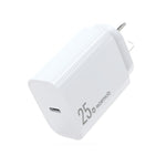 Carregador Rápido de Porta Única NORTHJO NOPD2501 PD 25W USB-C / Type-C, Ficha US, Ficha UE, Ficha UK, Ficha AU