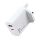 Carregador Rápido de Duas Portas NORTHJO NOPD2502 PD 25W USB-C/Type-C + QC 3.0 USB, Ficha US, Ficha UE, Ficha UK, Ficha AU