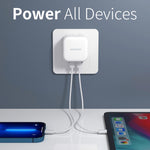 NORTHJO NOGAN3502 Carregador Rápido de Parede GaN PD PPS 35W Duplo USB-C / Tipo-C, Ficha UE, Ficha Reino Unido