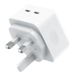 NORTHJO NOGAN3502 Carregador Rápido de Parede GaN PD PPS 35W Duplo USB-C / Tipo-C, Ficha UE, Ficha Reino Unido