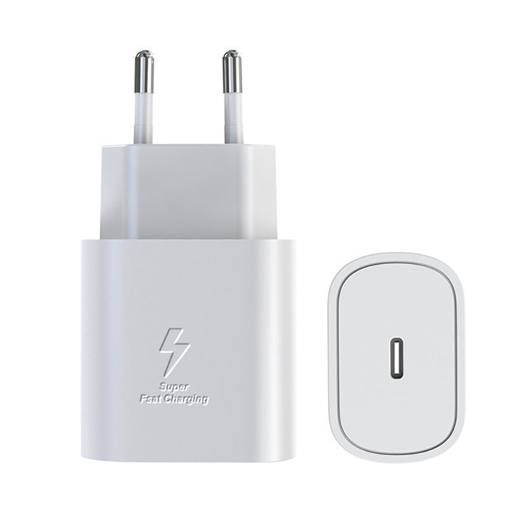 Carregador TA800 PD / PPS 25W Porta Tipo-C para Samsung, Ficha UE, Ficha UE