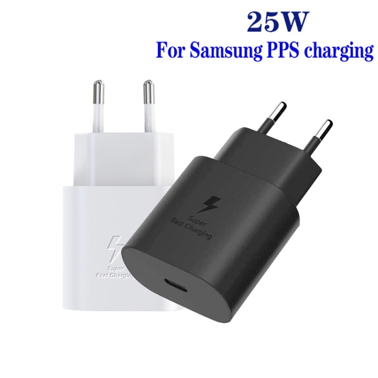 Carregador TA800 PD / PPS 25W Porta Tipo-C para Samsung, Ficha UE, Ficha UE