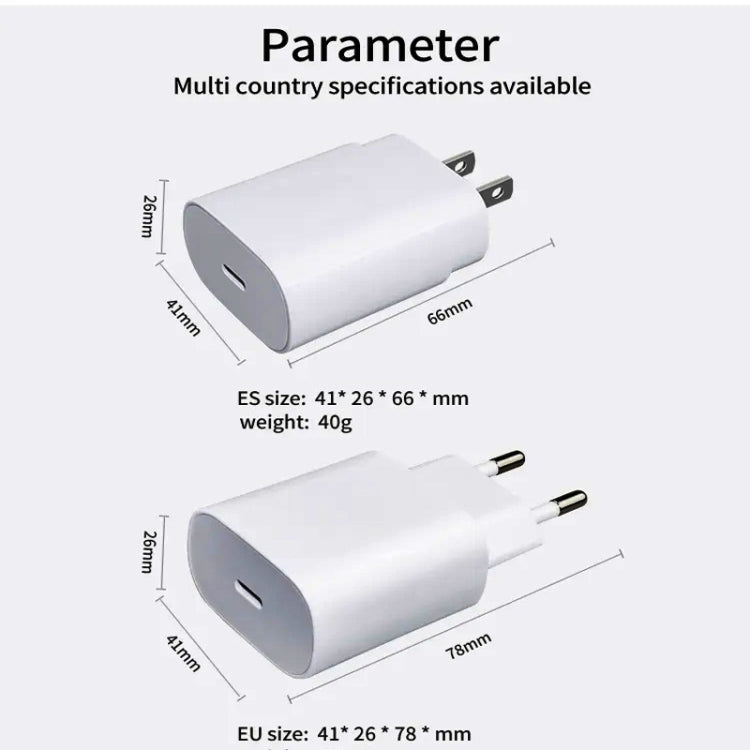 Carregador TA800 PD / PPS 25W Porta Tipo-C para Samsung, Ficha UE, Ficha UE