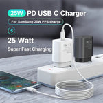 Carregador TA800 PD / PPS 25W Porta Tipo-C para Samsung, Ficha UK, Ficha UK