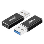 Adaptador Conversor USB3.1 Tipo-C Fêmea para USB3.0 Macho 10Gbps com Chip