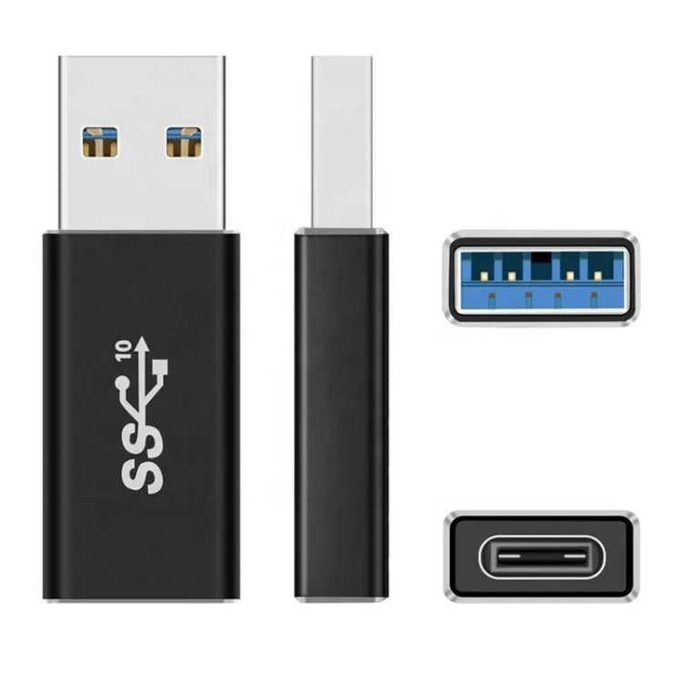 Adaptador Conversor USB3.1 Tipo-C Fêmea para USB3.0 Macho 10Gbps com Chip