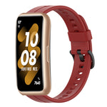 Solid Color Silicone Watch Band, For Huawei Band 7, For Huawei Band 6, For Huawei Band 3