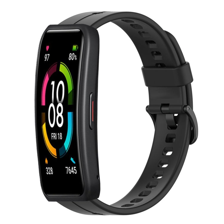 Solid Color Silicone Watch Band, For Huawei Band 7, For Huawei Band 6, For Huawei Band 3