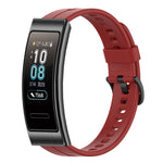 Solid Color Silicone Watch Band, For Huawei Band 7, For Huawei Band 6, For Huawei Band 3