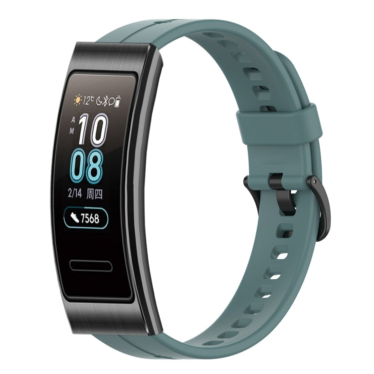 Solid Color Silicone Watch Band, For Huawei Band 7, For Huawei Band 6, For Huawei Band 3